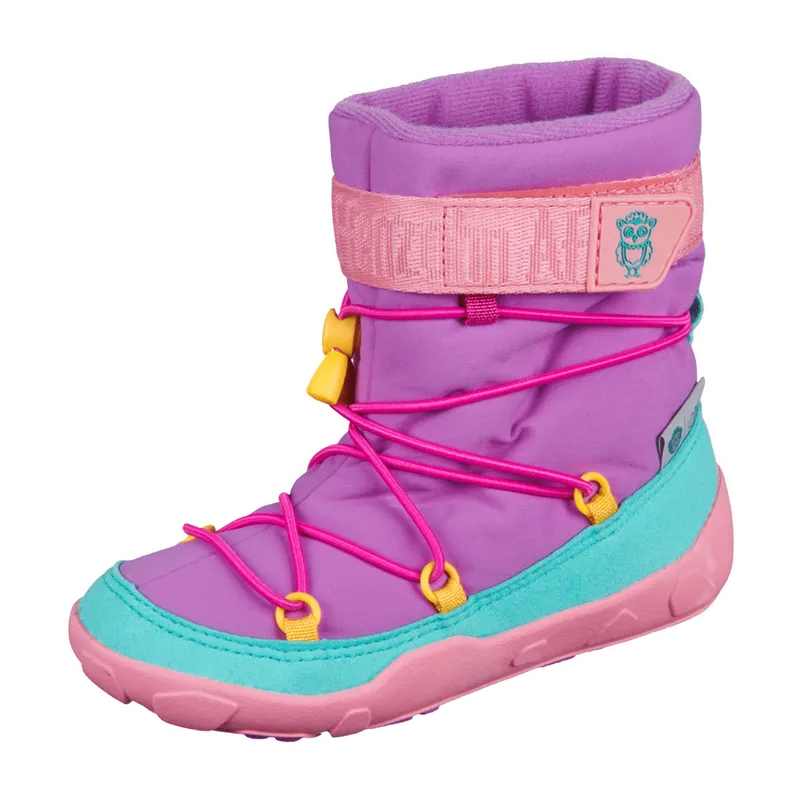 Affenzahn Affenzahn Schneestiefel Vegan Snowy Eule für Kinder, rot, Größe 32 EU, Rot, – Produktbild 1 von 5