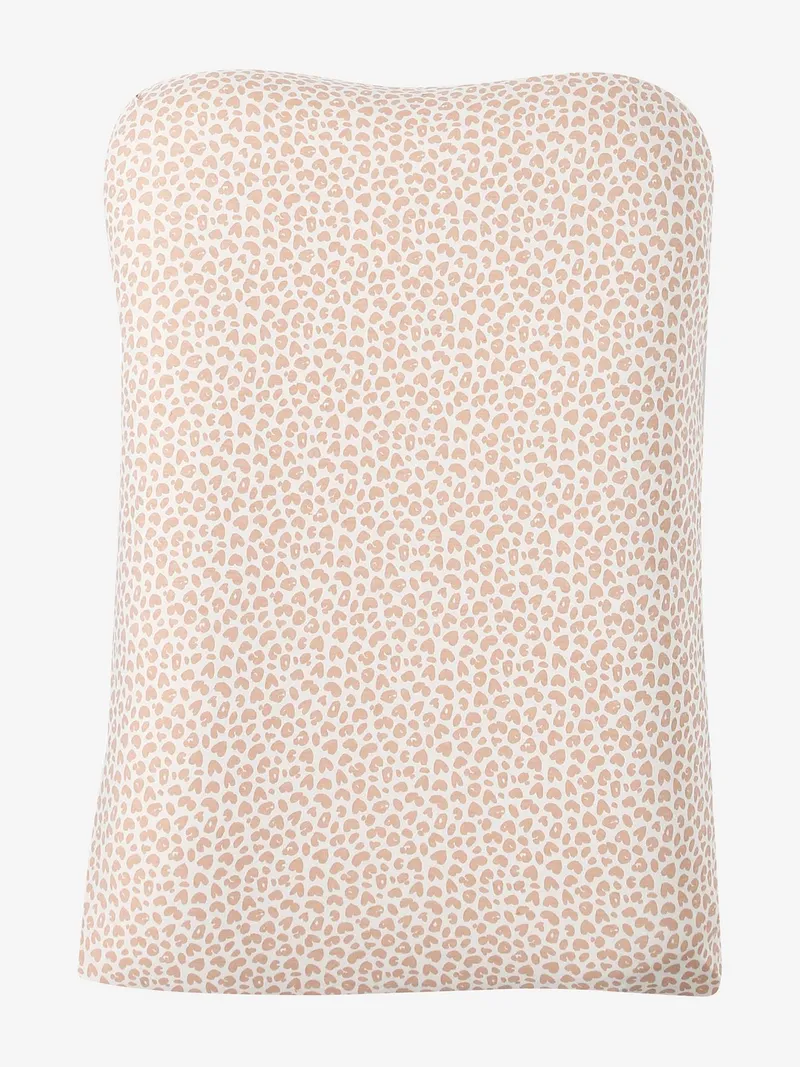 Vertbaudet 2er-Pack Ftee-Bezüge für Baby Wickelauflage personalisierbar, Braun/lovely leo, – Produktbild 3 von 4