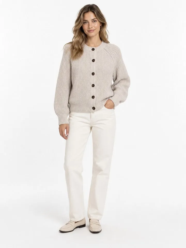 ARMEDANGELS ARMEDANGELS Cardigan RIB KNIT CARDIGAN, 3642 honey melange, – Produktbild 3 von 3