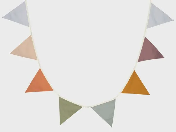 Yumeko Wimpelkette 3.6 m "Yumeko" aus Baumwolle, Vielfarbig, – Produktbild 1 von 3