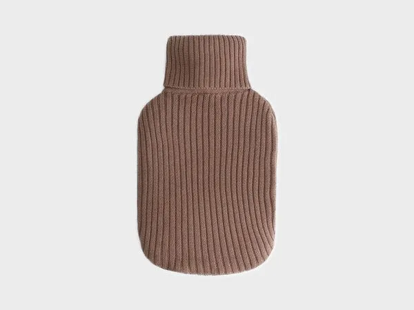 Yumeko Wärmflaschenbezug “Yumeko” aus Bio-Baumwolle, Cocoa brown, – Produktbild 2 von 4