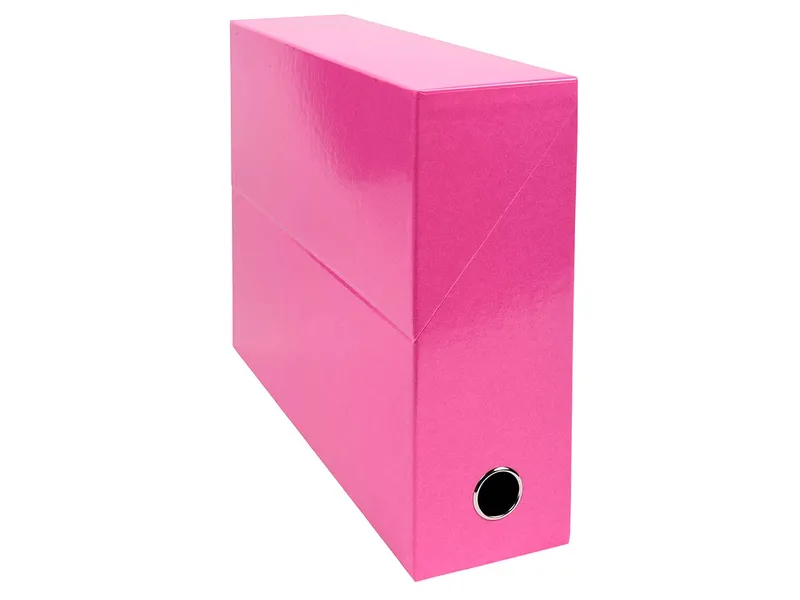Exacompta 5 Exacompta Archivboxen "Iderama", Griffloch, DIN A4, RB 90 mm, Rosa, – Produktbild 1 von 1