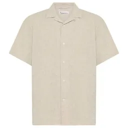KnowledgeCotton Apparel KnowledgeCotton Apparel Kurzarm-Hemd Relaxed Linen – Produktbild 1 von 1