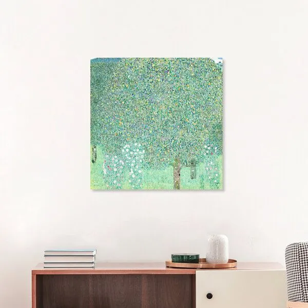Photocircle Photocircle Poster / Leinwandbild - Gustav Klimt: Rosen unter Bäumen – Produktbild 1 von 4
