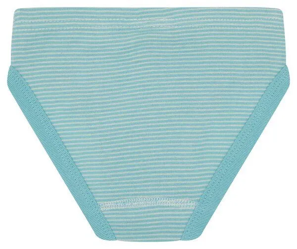 loud + proud loud + proud Babys & Kinder Doppelpack Slips aus Feinripp, GOTS-zertifiziert, Lagoon(blau), – Produktbild 3 von 3