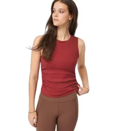 mandala Rippenshirt mit seitlichen Volants Damen Mandala – Produktbild 1 von 1
