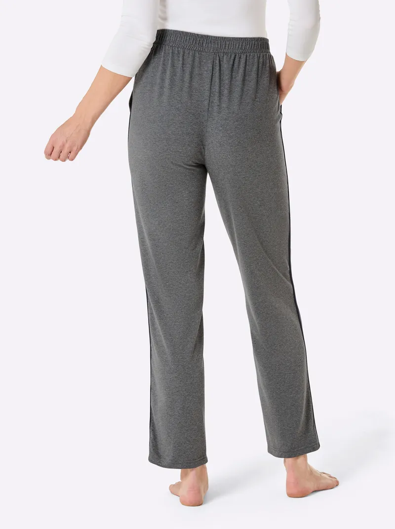feel good Hosen marine + anthrazit-meliert, Marine + anthrazit-meliert, – Produktbild 3 von 3