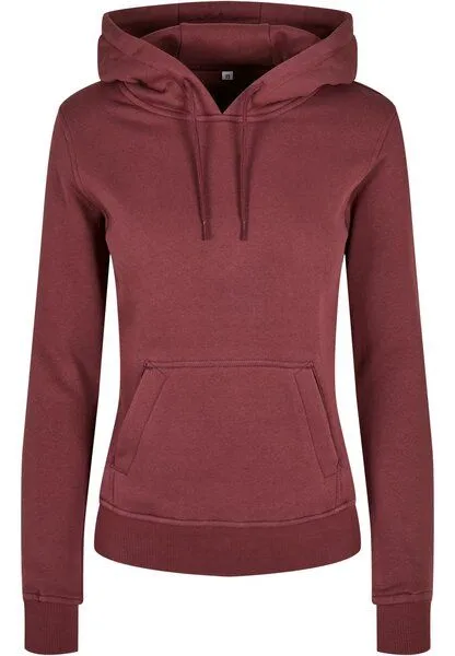 Build Your Brand Build Your Brand Ladies´ Organic Hoodie Kapuzenpullover bis 5XL, Cherry, – Produktbild 2 von 3