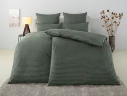 Bruno Banani Bruno Banani Bettwäsche Jassen mit feinen Querstreifen, Renforcé, 2 teilig, moderne Streifen-Bettwäsche, mehrere Qualitäten, auch Premium – Produktbild 1 von 1