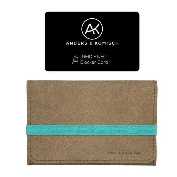 ANDERS & KOMISCH ANDERS & KOMISCH Mittelgroßes Portemonnaie mit RFID Schutz - KOMPAKT, Mint, – Produktbild 1 von 6