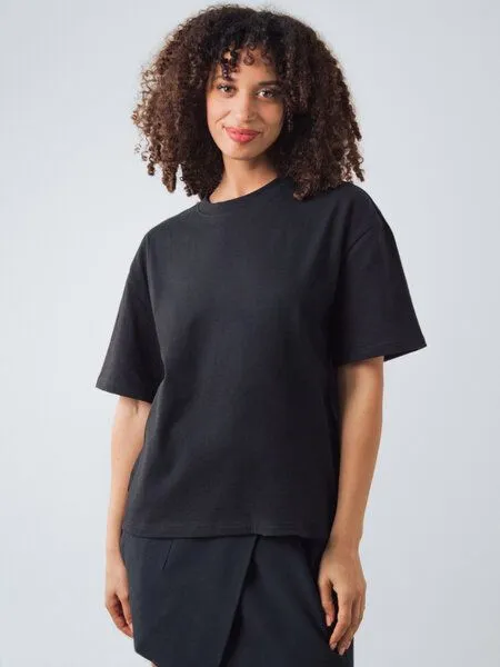 Honest Basics Honest Basics OG Shirt aus Bio- und recycelter Baumwolle, Schwarz, – Produktbild 1 von 4