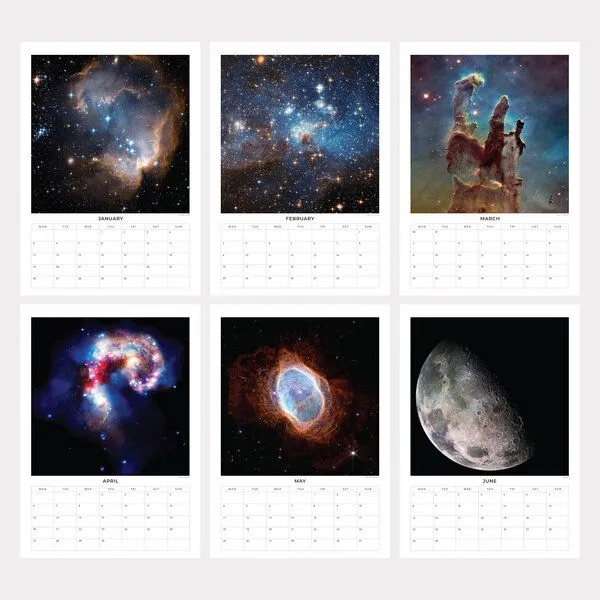 Photocircle Photocircle NASA Space Horizons Wandkalender 2027 – Terminplaner mit Fotos ferner Galaxien – Produktbild 2 von 4