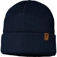 Maximo Baby und Kinder Beanie mit Umschlag Bio-Baumwolle Strick dunkelmarine Gr. 53 – Produktbild 1 von 1