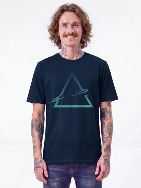 watapparel watapparel T-Shirt Unisex Triangle, French navy, – Produktbild 2 von 2
