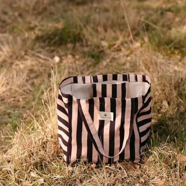 NORDLICHT NORDLICHT Shopper Kiki Streifen, Rosa, – Produktbild 3 von 4