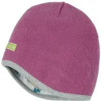 loud + proud loud + proud Babys & Kinder Mütze Wollfleece, GOTS-zertifiziert, Grape(lila), – Produktbild 1 von 1