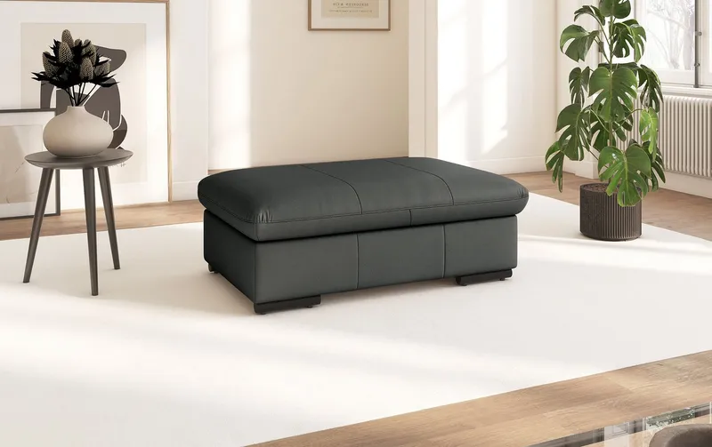 sit&more Polsterhocker Alcudia, Grau, – Produktbild 3 von 7