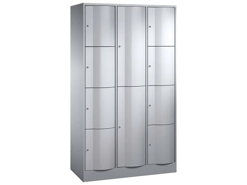 C+P C+P Kombi-Schließfachschrank lg/lg l+r, 4+2+4 Fächer – Produktbild 1 von 1