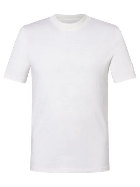 Super.Natural Super.Natural T-Shirt Casual Rib Bio J Tee für Herren, Merino, Fresh white, – Produktbild 4 von 4