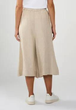 KnowledgeCotton Apparel KnowledgeCotton Apparel EVE Culotte hohe Leinen-Shorts - GOTS/Vegan – Produktbild 1 von 1