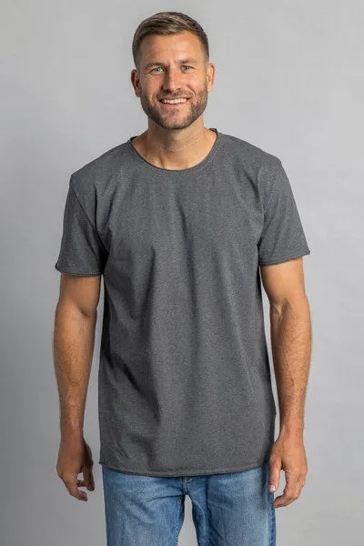 DIRTS dirts Vintage T-Shirt, Dark grey melange, – Produktbild 4 von 4
