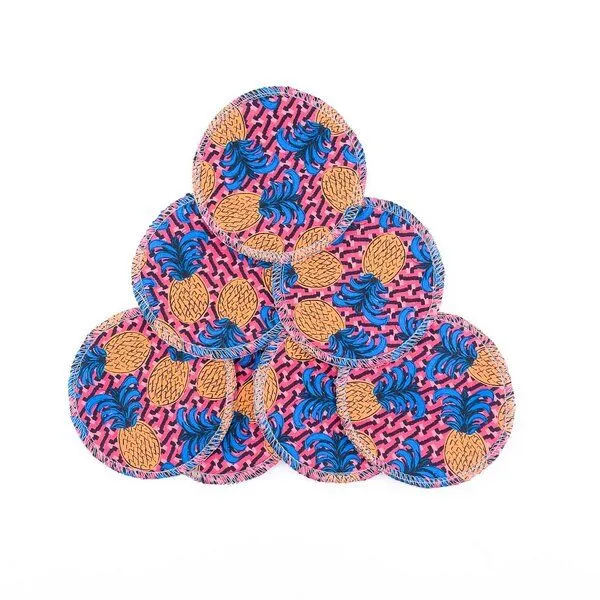 ever&again ever&again Wattepads, Abschminkpads, Kosmetikpads, Cotton Rounds, Crazy pineapple, – Produktbild 1 von 1
