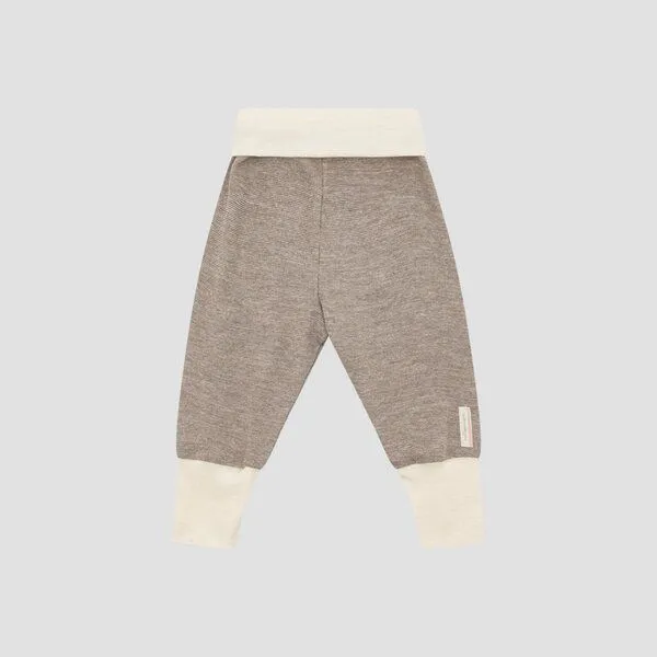 comazo|earth comazo|earth Baby Hose lang aus Wolle-Seide Mix | GOTS zertifiziert, Nougat-melange, – Produktbild 1 von 3