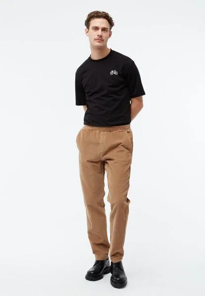 Givn Berlin Givn Berlin Cordhose GBERIC aus Bio-Baumwolle mit elastischem Bund, Dark camel, – Produktbild 2 von 4