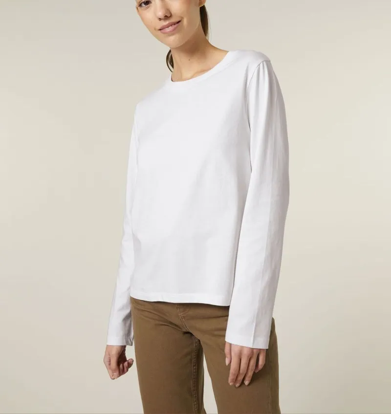 UNIPOLAR UNIPOLAR Basic Longsleeve Music, White, – Produktbild 1 von 1