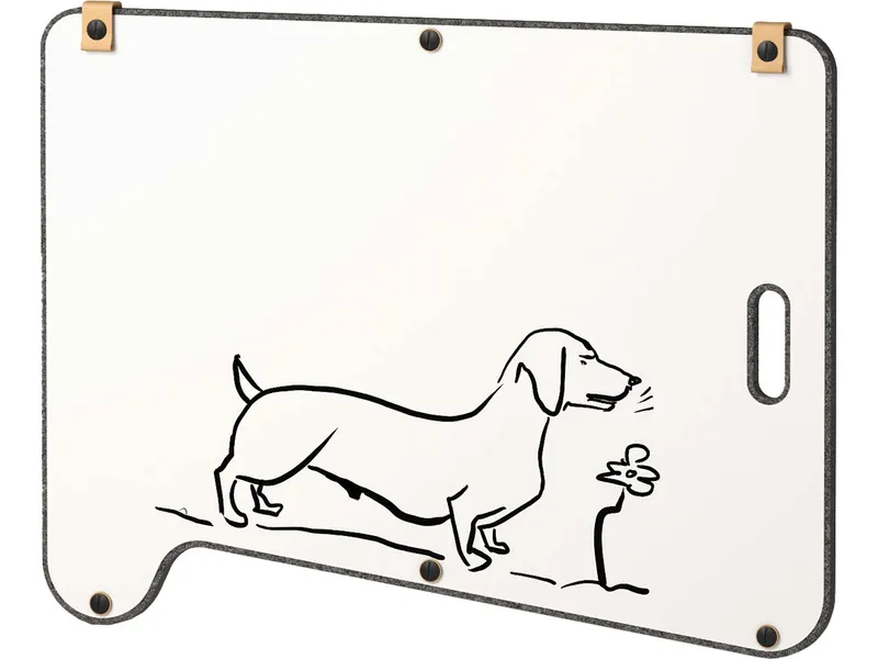imsinne imsinne Whiteboard "Halbeshemd" 78 x 58 x 3 cm – Produktbild 1 von 1
