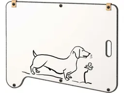 imsinne imsinne Whiteboard "Halbeshemd" 78 x 58 x 3 cm – Produktbild 1 von 1