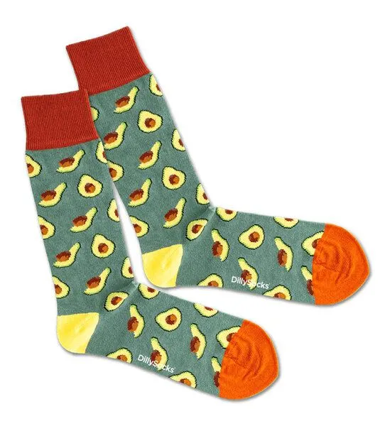 DillySocks DillySocks Socken AVOCADO FIELD – Produktbild 1 von 4