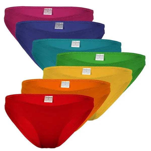 Frija Omina Frija Omina 7er Set Bio Slips, Regenbogen, – Produktbild 3 von 3