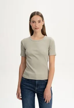 MELA MELA Ripp T-Shirt Style JASLEEN aus 100% Bio-Baumwolle – Produktbild 1 von 1