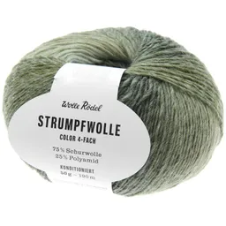 Wolle Rödel Wolle Rödel Strumpfwolle Color Oliv Mix – Produktbild 1 von 1