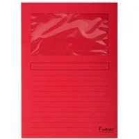 Exacompta 25 Exacompta Fenstermappen "Forever" Kleinpack rot – Produktbild 1 von 1