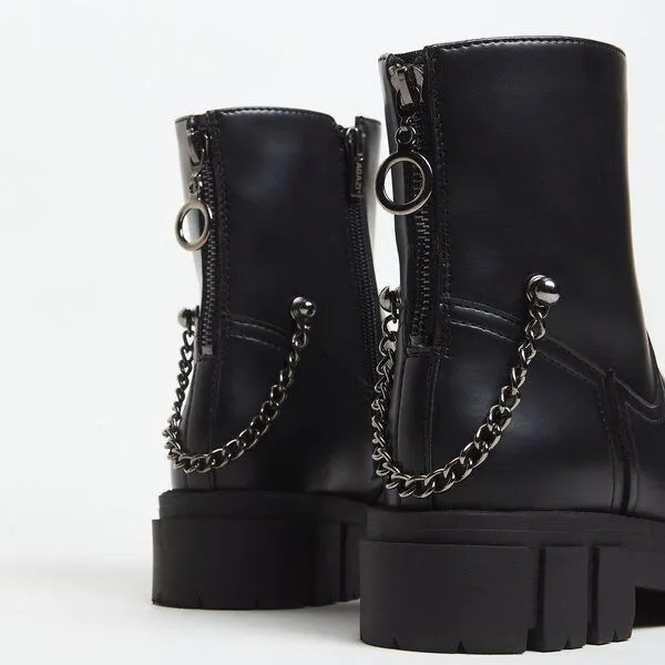 AGAZI AGAZI KAMA - 2 in 1 plant-based boots, Black, – Produktbild 3 von 4