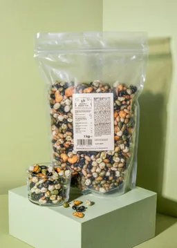 KoRo Geröstete und gesalzene Bohnen-Erbsen-Mix 1 kg – Produktbild 1 von 1