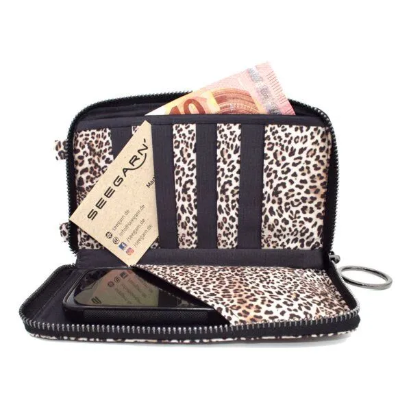 Seegarn Seegarn-Täschle / 2in1 Handy-Tasche und Geldbeutel (MB38), K3 - kordel schwarz, – Produktbild 5 von 5