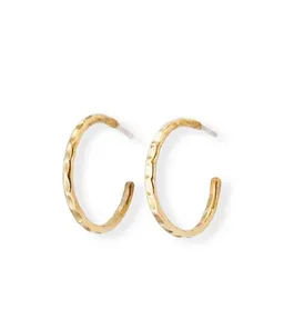 ting goods ting goods Zarte Creolen gehämmert, 20 mm – Produktbild 1 von 1