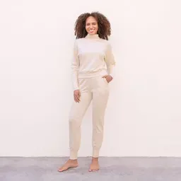Jaya Jaya MANDY - Damen - perfekt sitzende Jogger-Pants für Yoga und Freizeit in softem French Terry aus elastischer Biobaumwolle – Produktbild 1 von 1