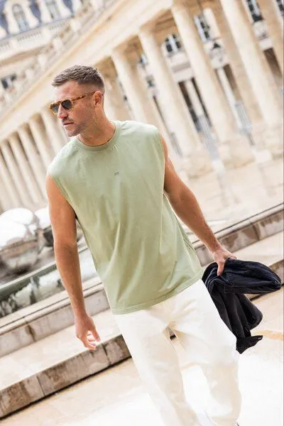 DIRTS dirts Heavy Cotton Tank Top, Sage green, – Produktbild 2 von 4