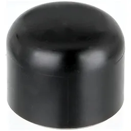Alberts ALBERTS Pfostenkappe für runde Metallpfosten, Kst., schwarz, für Pfosten Ø34 mm, VE20St. – Produktbild 1 von 1