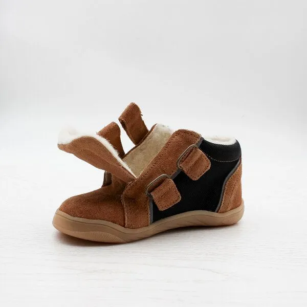 Pololo Pololo Barfuß-Membran-Halbschuh "Mario", gefüttert, Braun, – Produktbild 4 von 4