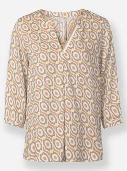 heine Schlupf-Bluse ecru-sesam-bedruckt – Produktbild 1 von 1
