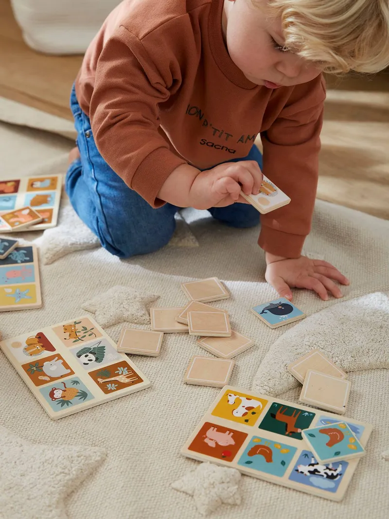 Vertbaudet Tier-Bingo, Beige, – Produktbild 3 von 4
