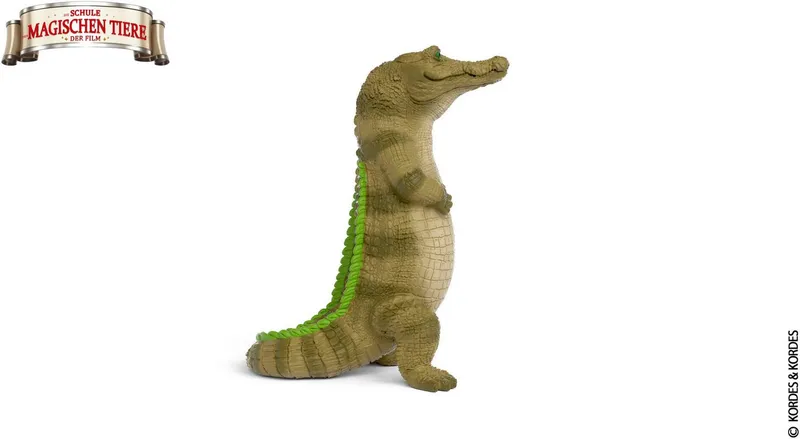 Schleich Schleich Spielfigur Die Schule der magischen Tiere, Rick das Krokodil (14913), Bunt, – Produktbild 1 von 3