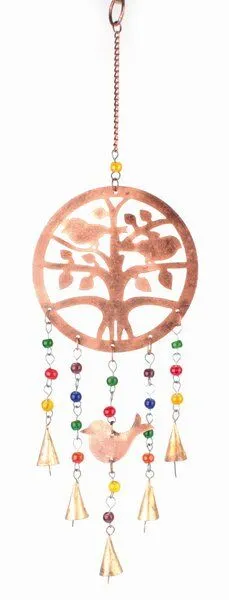 El Puente El Puente Windspiel "Vögel" | Fair Trade & Handmade aus Indien, Mehrfarbig, – Produktbild 1 von 1
