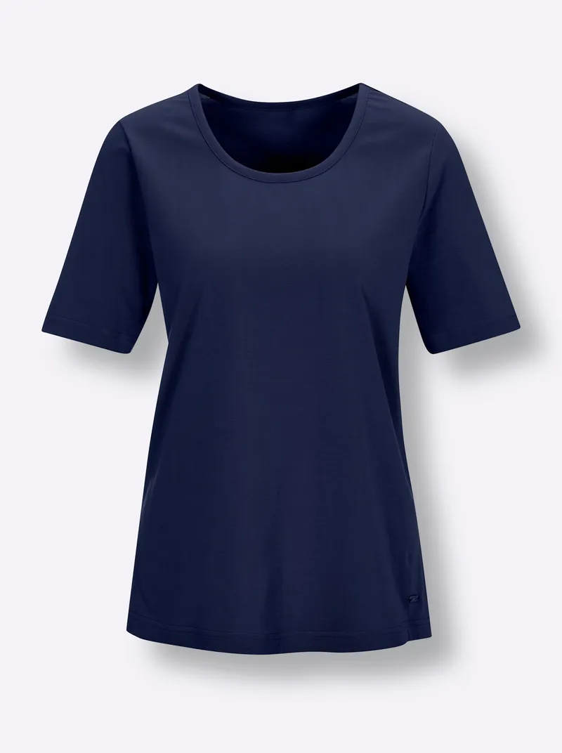 feel good Shirt marine, Marine, – Produktbild 2 von 2