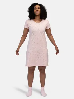 greenjama greenjama Damen Sleepshirt Slub Jersey mit Druck, aus Bio Baumwolle und GOTS zertifiziert – Produktbild 1 von 1
